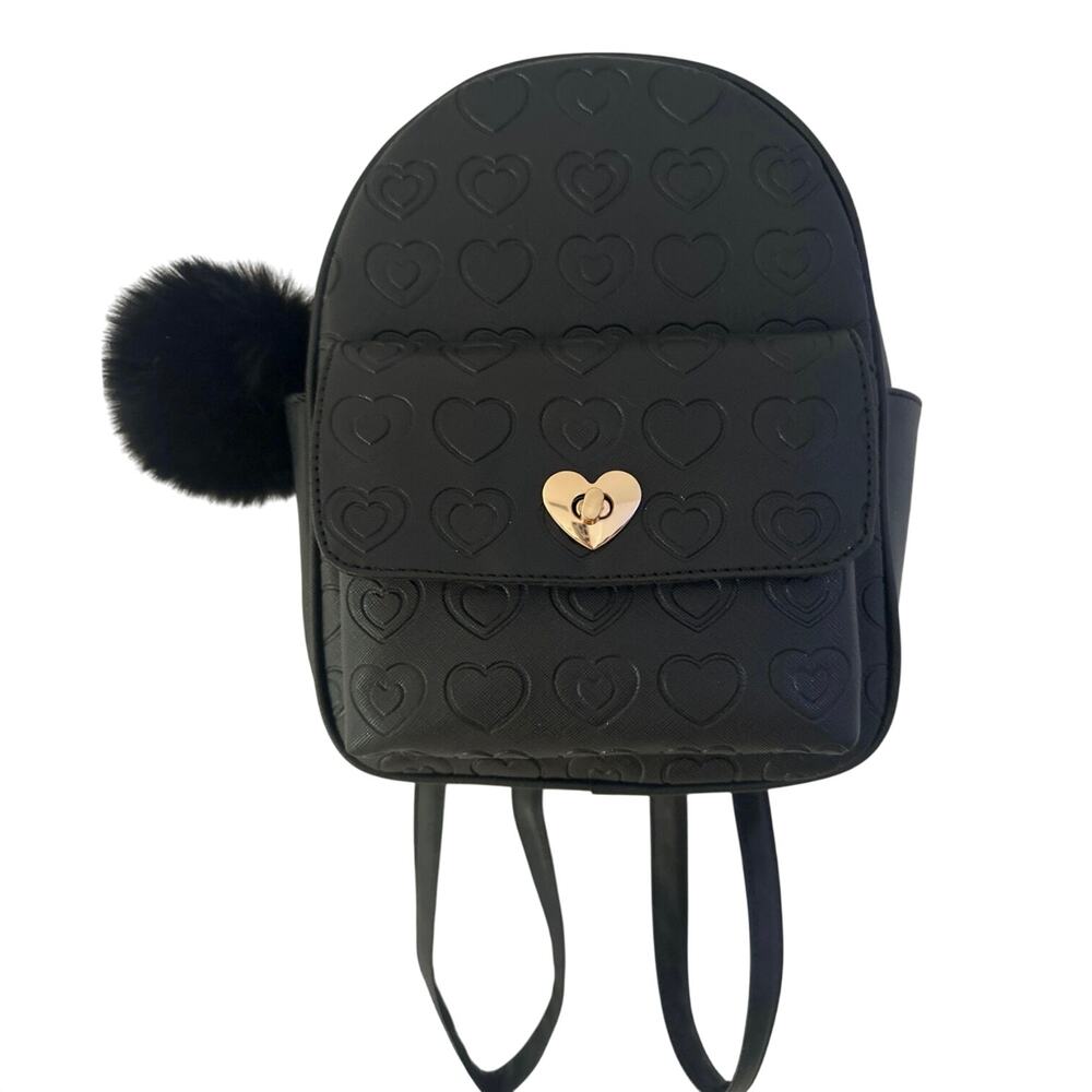 Black mini backpack valentine gifts new